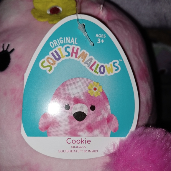 Squishmallows Cookie the Flamingo 9" - Picture 3 of 3